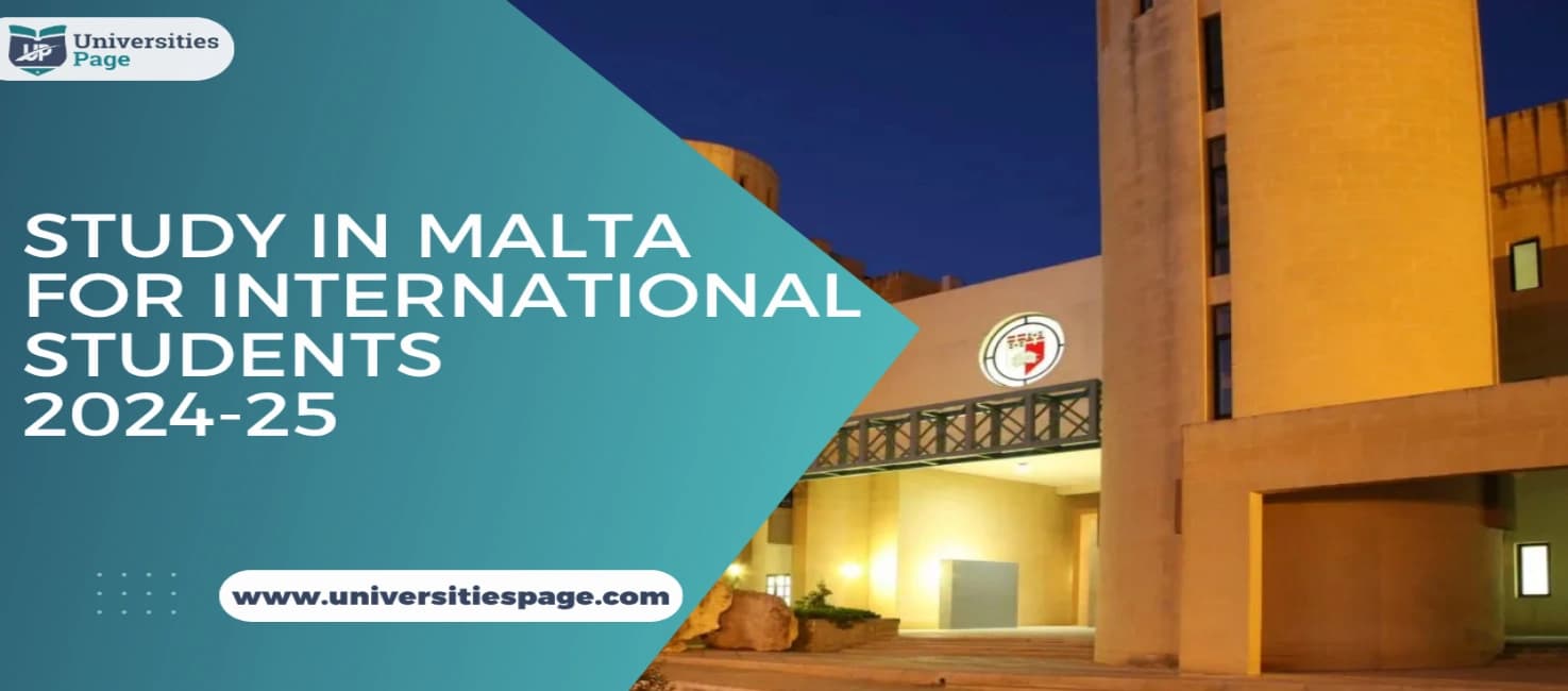 Study in Malta for international Students 2024-25